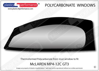 Mclaren - MP4-12c - Lexan left hand front door window