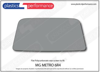 MG METRO 6R4 - Lexan Polycarbonate rear window
