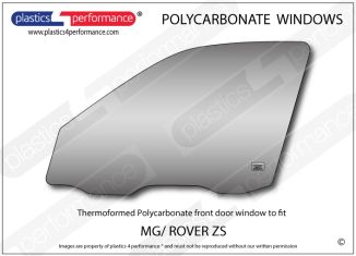 MG Rover / Rover - ZS - Lexan Polycarbonate left front door window
