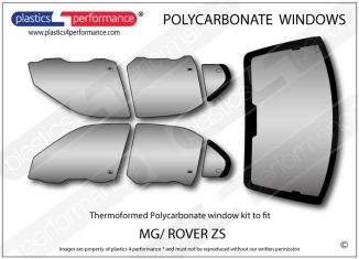 MG Rover - ZS - Lexan Polycarbonate window kit