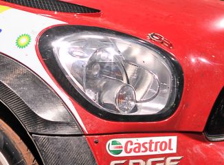 BMW - MINI Countryman WRC - Lexan Polycarbonate Headlamp covers