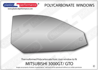 MITSUBISHI - 3000GT/ GTO - Lexan Polycarbonate right front door window