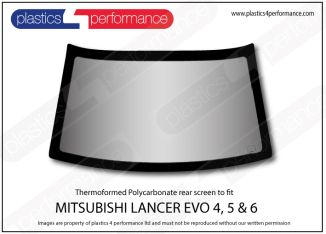 MITSUBISHI - Lancer Evo 4 - Lexan Polycarbonate rear screen
