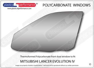 MITSUBISHI - Lancer Evo 4 - Lexan Polycarbonate left front door window