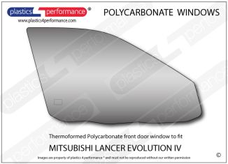 MITSUBISHI - Lancer Evo 4 - Lexan Polycarbonate right front door window