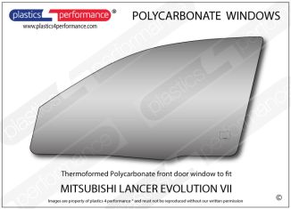 MITSUBISHI - Lancer Evo 7 - Lexan Polycarbonate left front door window