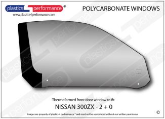 NISSAN - 300 zx / swb - Lexan Polycarbonate right front door window