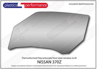 NISSAN - 370Z - Lexan Polycarbonate left front door window