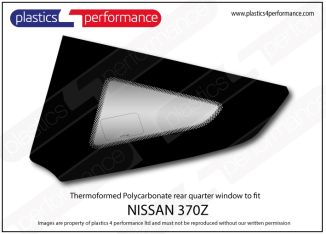 NISSAN - 370Z - Lexan left hand rear quarter window