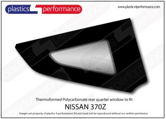 NISSAN - 370Z - Lexan Polycarbonate right rear quarter window