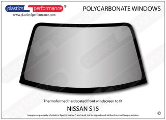 NISSAN - S15 - Hardcoated Polycarbonate front windscreen