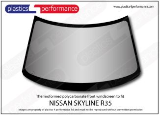 NISSAN - Skyline R35 GTR - Lexan Polycarbonate front windscreen
