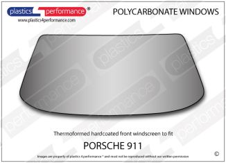 Porsche 911 Lexan Polycarbonate windshield