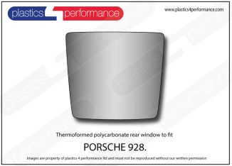 PORSCHE - 928 - Lexan Polycarbonate rear screen