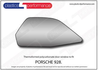 PORSCHE - 928 - Lexan Polycarbonate right front door window