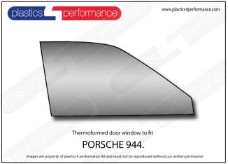 PORSCHE - 944 - Lexan polycarbonate right front door window