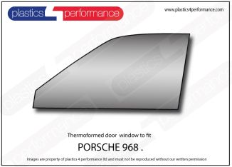 PORSCHE - 968 - Lexan Polycarbonate left front door window