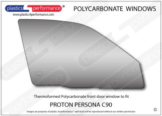 PROTON - Persona C90 - Lexan Polycarbonate right front door window