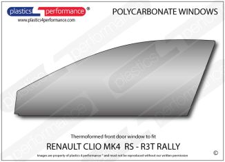  RENAULT - Clio 4 RS-R3T Rally - Makrolon Polycarbonate LH Front door window