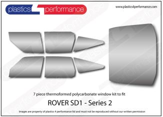 Rover - SD1 (Series 2) - Lexan Polycarbonate window kit