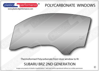 SUBARU - BRZ 2nd Generation - Lexan Polycarbonate left front door window