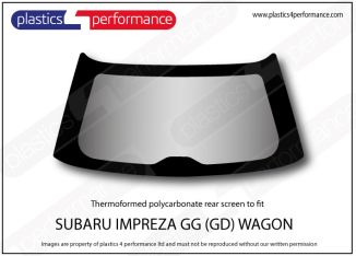 SUBARU - Impreza GG Wagon - Lexan rear screen