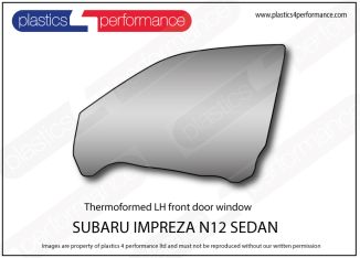SUBARU - Impreza N12 - Lexan Makrolon Polycarbonate left front door window