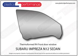 SUBARU - Impreza N12 - Lexan Makrolon Polycarbonate right front door window