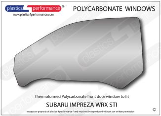SUBARU - Impreza WRX STi - Lexan Polycarbonate left front door window