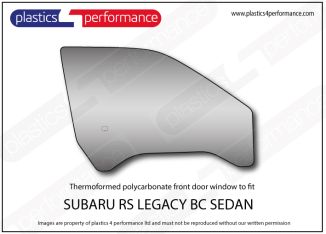 SUBARU - Legacy BC Sedan - Lexan Polycarbonate right front door window