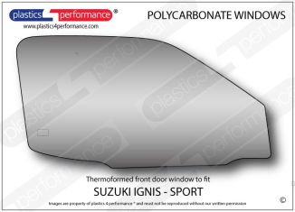 SUZUKI - Swift MK3 - IGNIS - Lexan right hand front door window