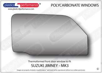 SUZUKI - Jimny MK3 - Lexan Polycarbonate right front door window