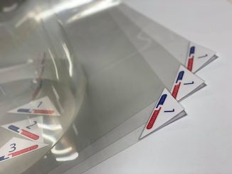 Racing Optics 3 layer windscreen tear off 