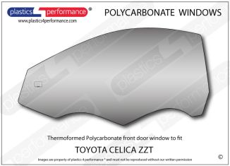TOYOTA Celica ZZT - Lexan Polycarbonate left front door window