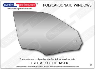 TOYOTA - Chaser JZX100 - Lexan Polycarbonate right front door window