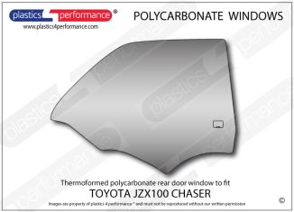 TOYOTA - Chaser - JZX100 - Lexan Polycarbonate right rear door window