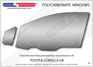 TOYOTA GR Corolla - Lexan Polycarbonate left front door window