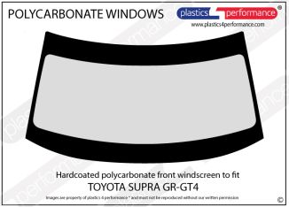 TOYOTA - Supra GR GT4 - Hardcoated Polycarbonate windscreen