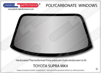 TOYOTA - Supra MK4 - Hardcoated Lexan Polycarbonate front windscreen