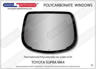 TOYOTA Supra MK4 - Lexan Polycarbonate rear screen