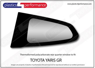 TOYOTA - YARIS GR - Lexan Polycarbonate left rear quarter window