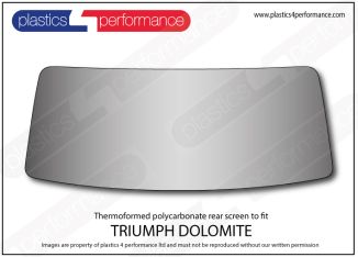 TRIUMPH - Dolomite - Lexan Polycarbonate rear screen