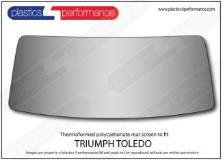 TRIUMPH - Toledo - Lexan Polycarbonate rear screen