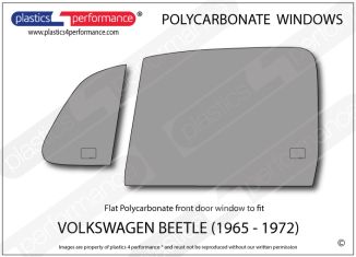 VOLKSWAGEN - Beetle (1965 - 1972) - Lexan Polycarbonate left front door window