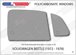 VOLKSWAGEN - Beetle (1972 - 2003) - Lexan Polycarbonate right front door window