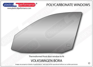 VOLKSWAGEN - Bora/ Jetta Mk4 - Lexan Polycarbonate left front door window