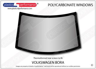 VOLKSWAGEN - Bora/ Jetta Mk4 - Lexan Makrolon Polycarbonate rear window