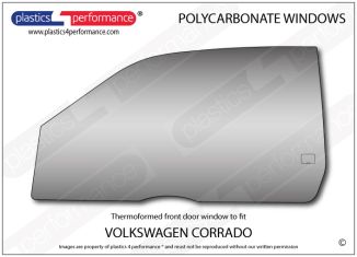 VOLKSWAGEN - Corrado - Lexan Makrolon polycarbonate left front door window