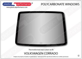 VOLKSWAGEN - Corrado - Lexan Polycarbonate rear screen