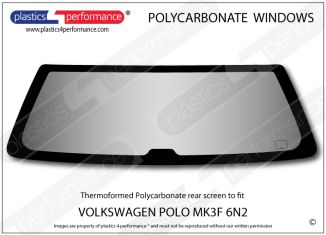 VOLKSWAGEN - Polo MK3F 6N2 - Lexan Polycarbonate rear screen